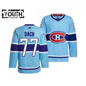 Montreal Canadiens KIRBY DACH 77 Adidas 2022-2023 Reverse Retro Blauw Authentic Shirt - Kinderen